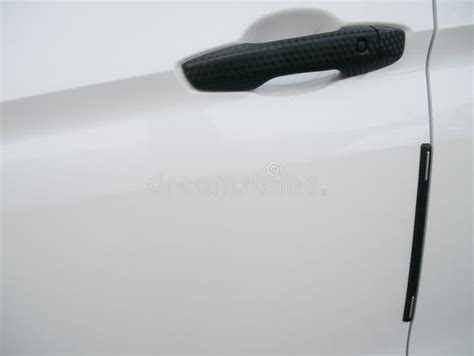 car door edge guard  protect car door edge  scratch stock photo