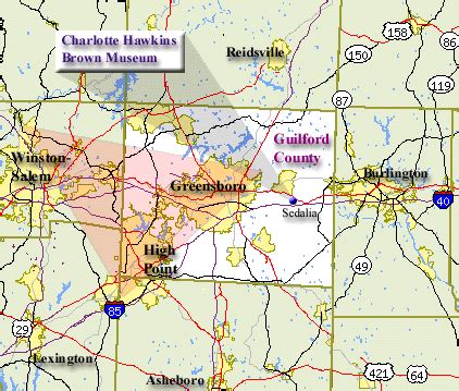 guilford county map