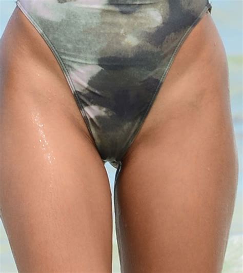 karrueche tran cameltoe bikini in miami 1 celebrity