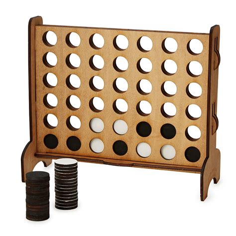 wooden   game connect  connect  uncommongoods