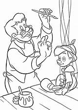 Pinocchio Puppet Kolorowanki Kolorowanka Pinokio Sparad Bajki sketch template