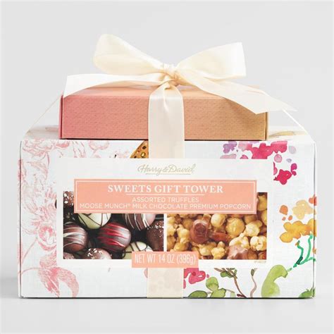 harry david spring treats popcorn truffle duo gift box  world market spring treats gift