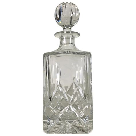 Vintage Square Crystal Glass Decanter Glass Decanter Decanter Glass