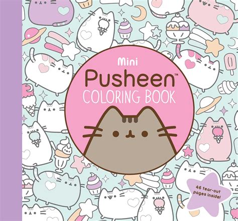 mini pusheen coloring book book  claire belton official publisher