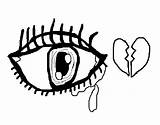 Coloring Eyes Pages Crying Sad Eye Anime Printable Print Getcolorings Eyeball Utilising Button Otherwise Directly Grab Feel Could Size Color sketch template