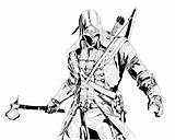 Creed Kenway Connor Assassin Deviantart Ninjago sketch template