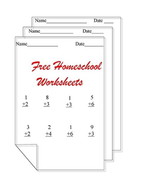 homeschooling worksheets