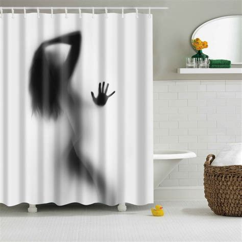 Bathroom Shower Curtains Sexy Woman Shower Curtain