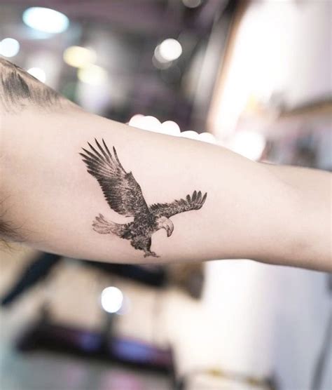 37 Small Eagle Tattoo Designs For Men We Hive Small Eagle Tattoo