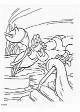 Sebastian Coloring Crab Pages Hellokids Mermaid Little Print Color Online sketch template