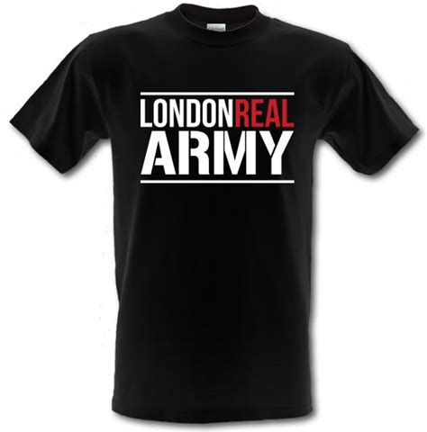 London Real Army T Shirt By Chargrilled