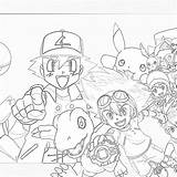 Digimon Mimi sketch template