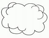 Coloring Pages Cloud Clouds Kids Printable Coloringhome Popular sketch template