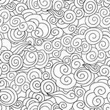 Pattern Vector Background Swirl Line Abstract Seamless Wave Vectors Vecteezy Pro Doodle Clipart sketch template