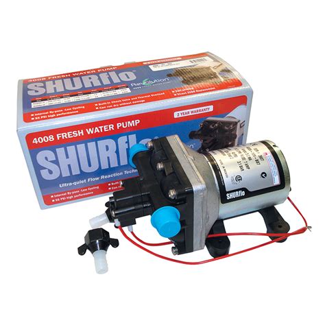 shurflo   water pump  fittings  tick approved coast  coast rv