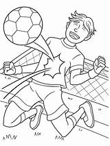 Soccer Coloring Player Crayola Pages Print sketch template