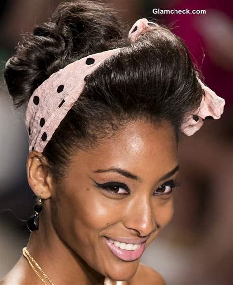 Hair Accessories Trend S S 2014 1940s Style Polka Dot Headbands With Bows