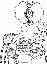 Seuss Dr Coloring Pages Birthday Cool2bkids Printable Kids sketch template