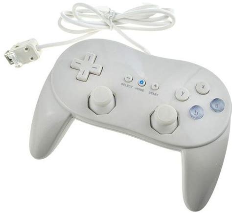 wii mini classic controller pro black white gamepad  wii remote accessories video games