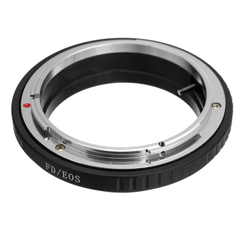 fd eos mount adapter ring no glass for canon fd lens to eos ef camera