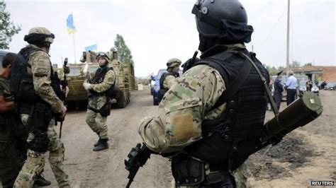 ukraine crisis fighting rages on despite declared truce bbc news