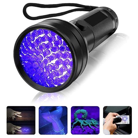 uv flashlight black light  led nm ultraviolet blacklight handheld uv flashlight pet