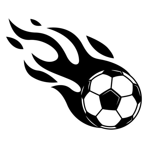 Flaming Soccer Ball 21416463 Vector Art At Vecteezy