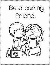 Manners Colouring Bullying Friendship Kindness Flashcards Ibang Hanapbuhay Teacherspayteachers sketch template