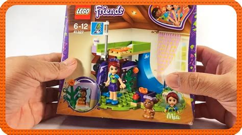 Lego Friends 41327 Mia S Bedroom Unboxing Youtube