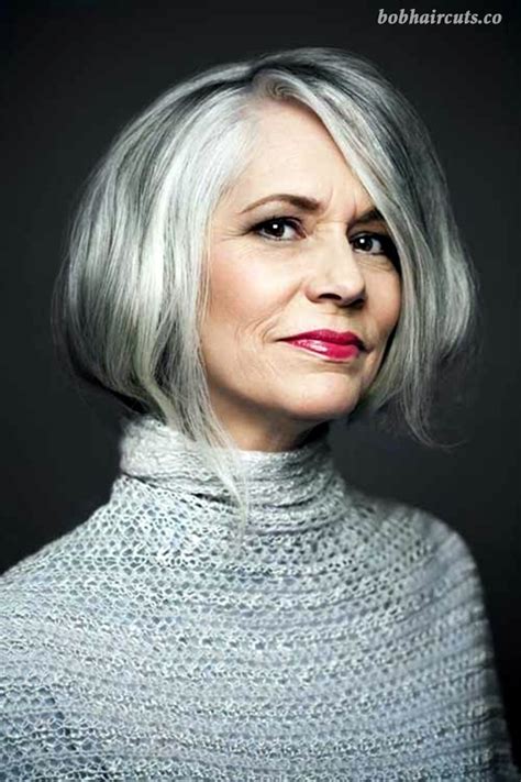 45 Short Hairstyles For Older Women Over 50 30 Beautiful Gray Hair