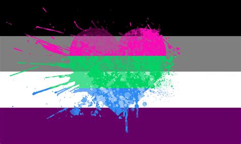 asexual polyromantic pride wallpaper by amybluee42 on deviantart