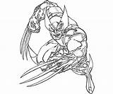 Wolverine Coloring Pages Printable Action Men Kids Seeing Coloringme Sharp Claws sketch template
