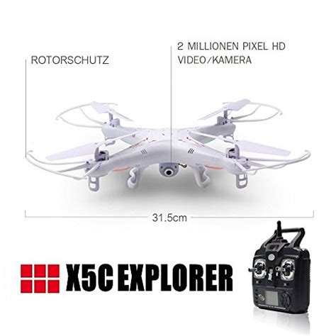 syma xc  explorers   axis  ch gyro rc telecomando quadcopter fuco  telecamera