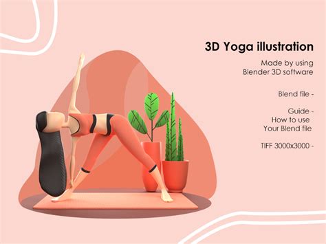 yoga illustration uplabs