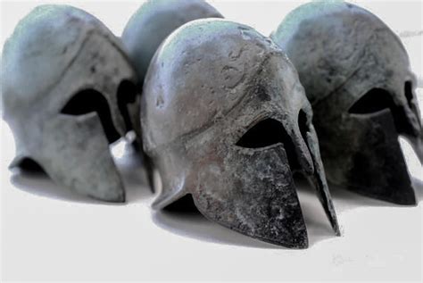 ancient greek bronze helmet corinthian spartan war helmet museum