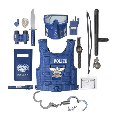 buy kids police costume  role play  pcs police toys  police