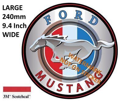 vintage ford mustang decal sticker label     mm hot rod ebay