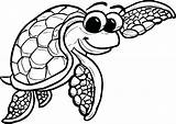 Turtle Sea Color Drawing Coloring Pages Turtles Printable Green Clipartmag sketch template
