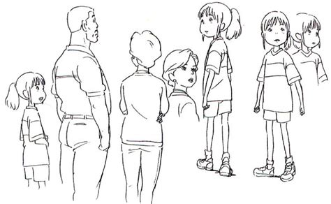 living lines library 千と千尋の神隠し spirited away 2001 character design model sheets
