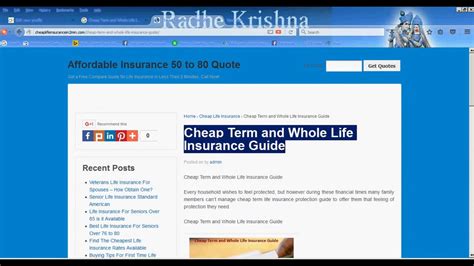 cheap term   life insurance guide youtube
