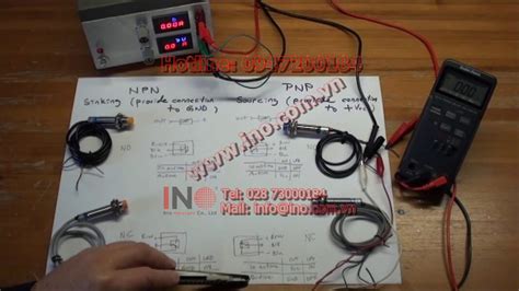 npn pnp  nc proximity switches experiments  function  pull  resistors ino