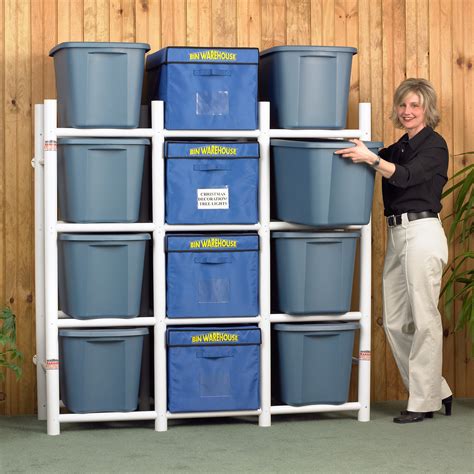 bin warehouse  tote storage system    shelf shelving unit reviews wayfair