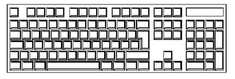 blank keyboard worksheet printable clip art library