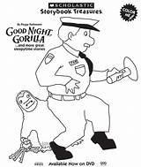 Gorilla Night Good Goodnight Clipart Coloring Activities Book Zoo Preschool Pages Skills Social Clipground Choose Board sketch template