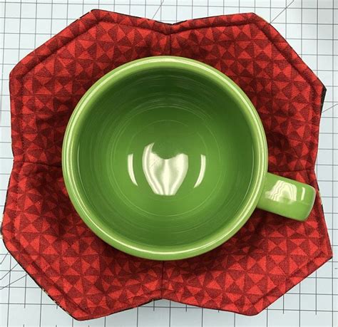 quilted microwave bowl cozy  pattern fabric bowls sewing