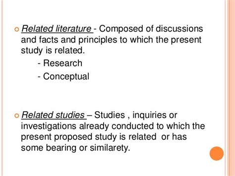 difference  related literature  related studies thesis