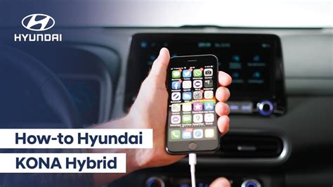 hyundai kona hybrid telefoon koppelen en navigatie instellen youtube