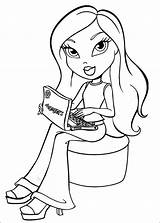 Bratz Coloring Pages Printable Girls Print Printables Color Colouring sketch template