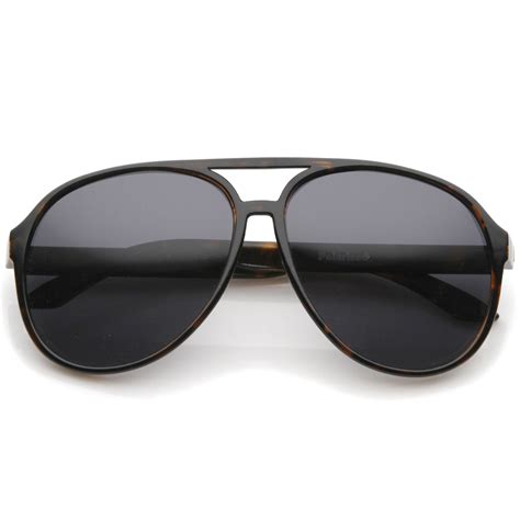 retro 1980 s plastic aviator polarized lens sunglasses zerouv