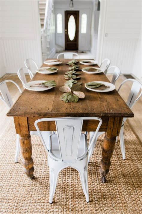 farmhouse dining table ideas  cozy rustic  diy home art